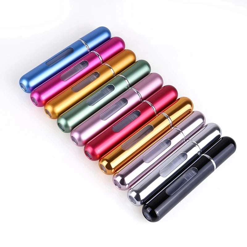 8ml Portable Mini Refillable Perfume Bottle With Spray Scent Pump Empty Cosmetic Containers Atomizer Bottle For Travel Tool