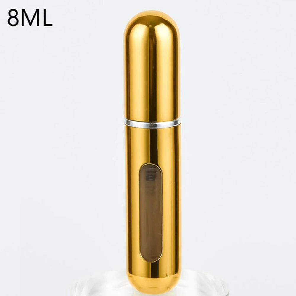 8ml Portable Mini Refillable Perfume Bottle With Spray Scent Pump Empty Cosmetic Containers Atomizer Bottle For Travel Tool