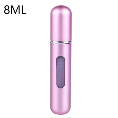 8ml Portable Mini Refillable Perfume Bottle With Spray Scent Pump Empty Cosmetic Containers Atomizer Bottle For Travel Tool