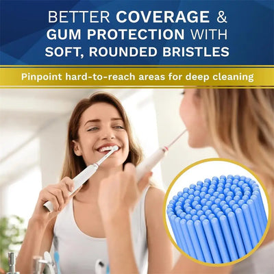 16 replacement brush heads for Oral-B Sonic electric toothbrush, compatible with Advance Power, Pro-Health, Triumph 3D Excel, and Vitality.
