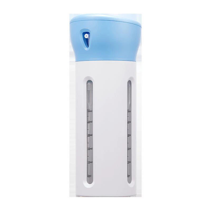 4 In 1 Portable Travel Liquid Dispenser Bottle Refillable 30ml Leakproof Travel Container For Perfume Shampoo Conditioner Lotion