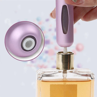 8ml Portable Mini Refillable Perfume Bottle With Spray Scent Pump Empty Cosmetic Containers Atomizer Bottle For Travel Tool